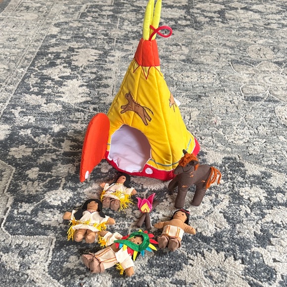 Oskar & Ellen horse campfire  teepee campfire set